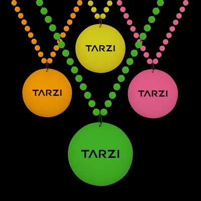 Glow-in-the-Dark Medallion Beads