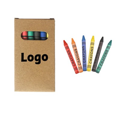 Basic Colors 6-Piece Crayon Case