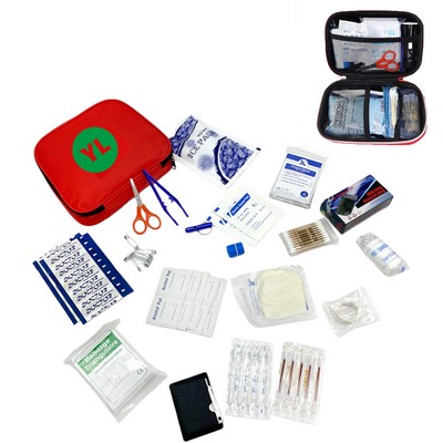 Portable hand-held emergency kits are always available at home and school