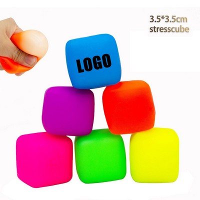 Tpr Slow-Rebound Stress Relief Cube Toy