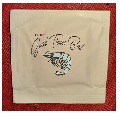 Stock "Let The Good Times Boil" Moist Towelettes (Pack of 50)