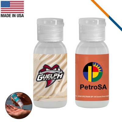 Solace Clear Round Bottle SPF 30 Sunscreen - 1 OZ.