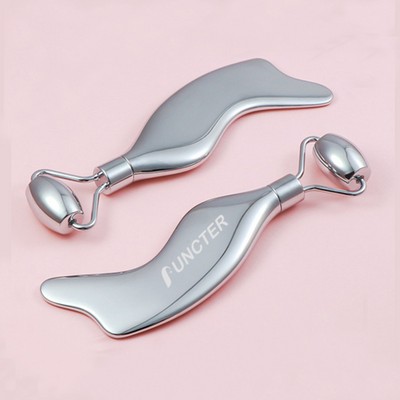 Metal Facial Massager Roller Gua Sha Facial Tools