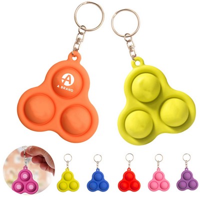 Bubble Pop Stress Relief Keychain
