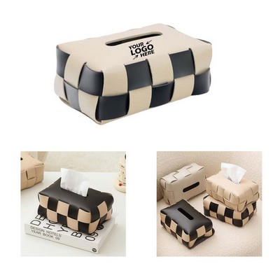 PU Woven Tissue Box