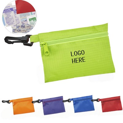 Custom Portable Vehicle Travel First Aid Pouch Bag