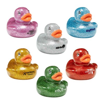 2" Glitter Rubber Ducks