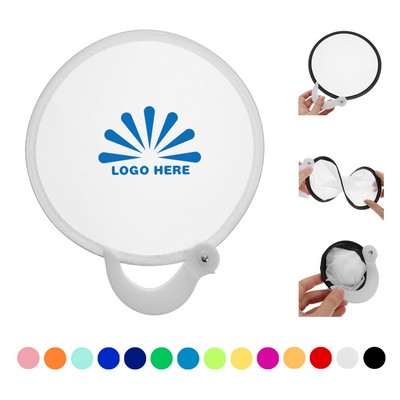 Foldable Hand Fan With Pouch