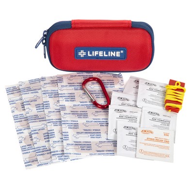 Lifeline® AAA Small Hard-Shell Foam First Aid Kit, 30 Piece