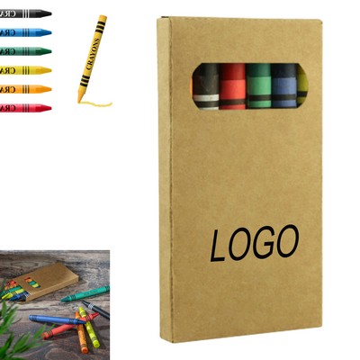 6 Color Childrens Crayon Set