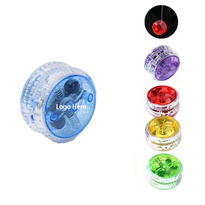 Promotional Round Light Up Yo Yo For Kids Beginner