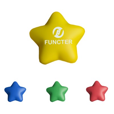 PU Star Shaped Stress Ball Squeeze Toy