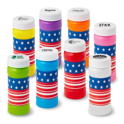 2 Oz. Patriotic Bubbles Imprinted Cap