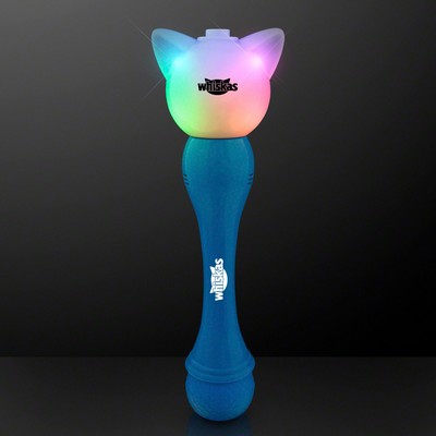 Blinky Cat Bubble Wand, Rainbow Lights + Music - PRINTED