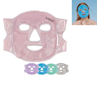 Hot/Cold Gel Pack Face Mask w/Plush Backing