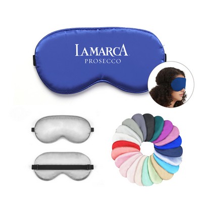Satin Sleep Eye Mask with Adjustable Strap