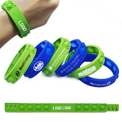 Push Pop Bubble Wristband Fidget