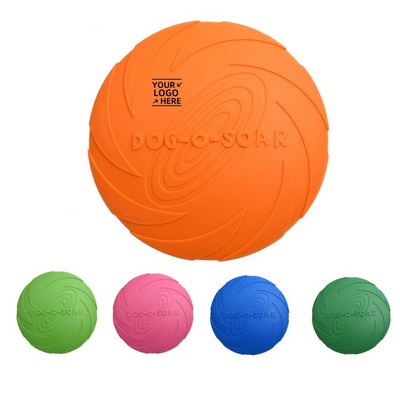 Soft Rubber Dog Flying Toy