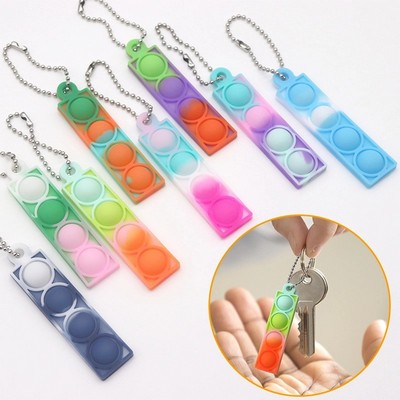 Mini Push Pop Bubble Keychain