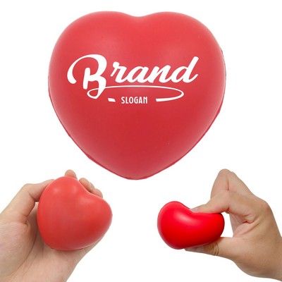 2.75-Inch PU Heart Squeeze Ball