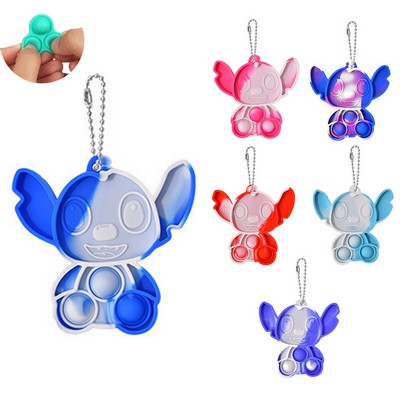 Silicone Stitch Pop Keyring