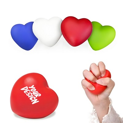 Heart Shape Anti Stress PU Foam Ball