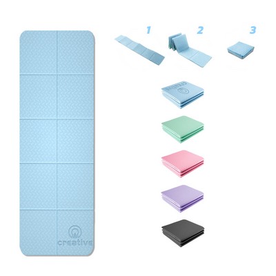 TPE Foldable Fitness Yoga Mat