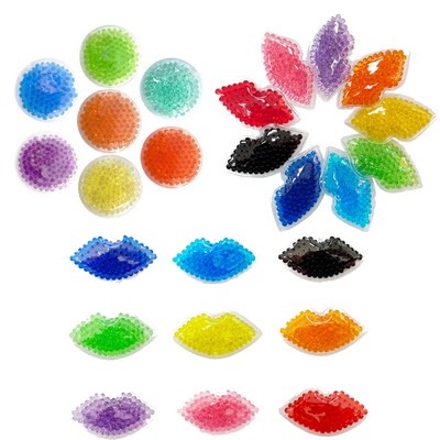 Reusable PVC Hot Cold Gel Bead Ice Lips Chill Patch Therapy Pack