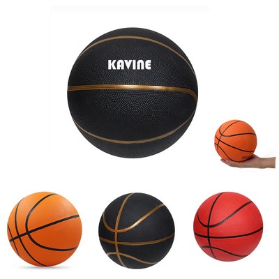 8.7" Mini Rubber Bounce Basketball