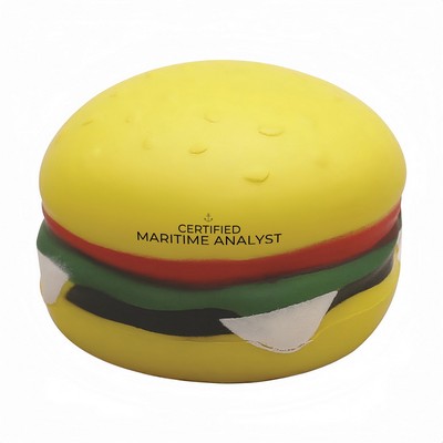Hamburger Shaped Stress Reliever