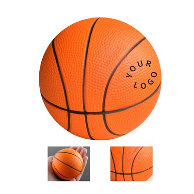 Mini PU Foam Basketball Stress Toy